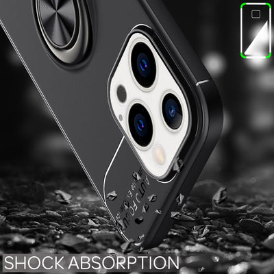 NALIA Ringhülle für iPhone 13 Pro Max – Ring-Ständer 360° & für Magnet-Halter – GRIP360 (Mattiertes Silikon Case) – Marke aus Berlin Rose Gold NALIA Protective Hülle