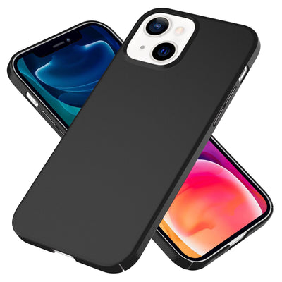 NALIA Ultra Slim Hardcase für iPhone 13 – Anti-Fingerabdruck & 0.5mm Dünn – PUREFIT (Matt & Leicht) – Marke aus Berlin Schwarz NALIA SlimFit Hülle