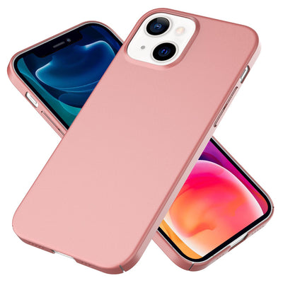 NALIA Ultra Slim Hardcase für iPhone 13 – Anti-Fingerabdruck & 0.5mm Dünn – PUREFIT (Matt & Leicht) – Marke aus Berlin Rose Gold NALIA SlimFit Hülle