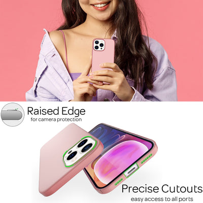NALIA Ultra Slim Hardcase für iPhone 13 Pro Max – Anti-Fingerabdruck & 0.5mm Dünn – PUREFIT (Matt & Leicht) – Marke aus Berlin Rose Gold NALIA SlimFit Hülle