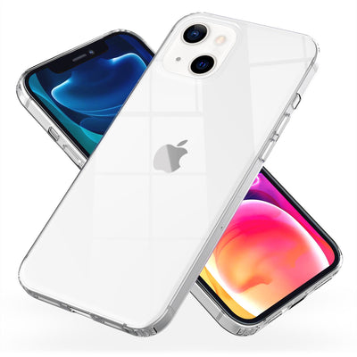 NALIA Transparente Hülle für iPhone 13 – Harte Rückseite & Silikon Rand – IGNITE (Stoßfeste Handyhülle & Verstärkte Ecken) – Marke aus Berlin Default Title NALIA Transparente Hülle