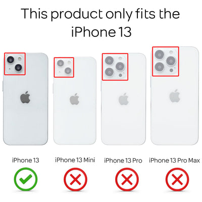 NALIA Transparente Hülle für iPhone 13 – Harte Rückseite & Silikon Rand – IGNITE (Stoßfeste Handyhülle & Verstärkte Ecken) – Marke aus Berlin Default Title NALIA Transparente Hülle