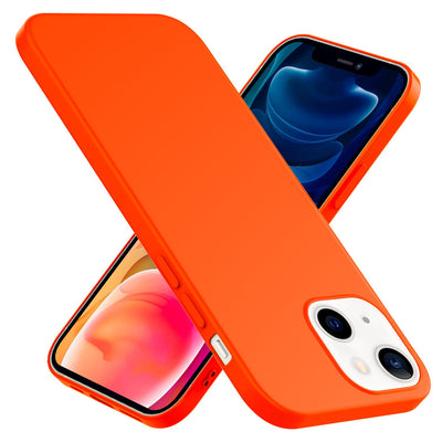 NALIA Neon Silikonhülle für iPhone 13 – Soft-Touch & Signal-Neon – NEONSHOCK (Matte Schutzhülle) – Marke aus Berlin Orange NALIA Neon Hülle