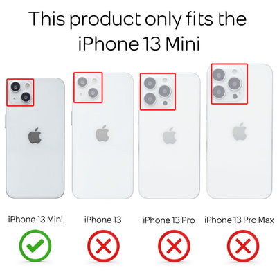 NALIA Ultra Slim Hardcase für iPhone 13 Mini – Matt-Transparent & 0.3mm Dünn – PHANTOM (Dünnes Cover & Kamera-Vollschutz) – Marke aus Berlin Schwarz NALIA SlimFit Hülle