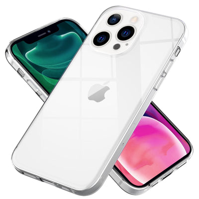 NALIA Transparente Silikonhülle für iPhone 13 Pro – Anti-Gelb & Rutschfest – GLAZE (Handyhülle Kristallklar, Schlank & Stoßfest) – Marke aus Berlin Default Title NALIA Transparente Hülle