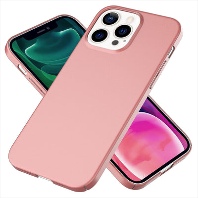 NALIA Ultra Slim Hardcase für iPhone 13 Pro – Anti-Fingerabdruck & 0.5mm Dünn – PUREFIT (Matt & Leicht) – Marke aus Berlin Rose Gold NALIA SlimFit Hülle