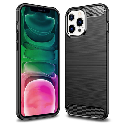 NALIA Silikonhülle für iPhone 13 Pro – Rutschfest & Matt – VORTEX (Gebürstete Optik & Carbon Design) – Marke aus Berlin Default Title NALIA Protective Hülle