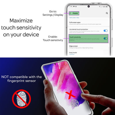 NALIA 360° Hülle für Samsung Galaxy S21 FE – Vorne & Hinten Schutz – 360GUARD (Full-Body Case) – Marke aus Berlin Default Title NALIA Transparente Hülle