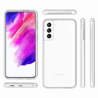 NALIA 360° Hülle für Samsung Galaxy S21 FE – Vorne & Hinten Schutz – 360GUARD (Full-Body Case) – Marke aus Berlin Default Title NALIA Transparente Hülle