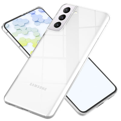 NALIA Transparente Silikonhülle für Samsung Galaxy S22 – Anti-Gelb & Rutschfest – GLAZE (Handyhülle Kristallklar, Schlank & Stoßfest) – Marke aus Berlin Default Title NALIA Transparente Hülle