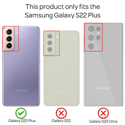 NALIA Ringhülle für Samsung Galaxy S22 Plus – Ring-Ständer 360° & für Magnet-Halter – GRIP360 (Mattiertes Silikon Case) – Marke aus Berlin Schwarz NALIA Protective Hülle