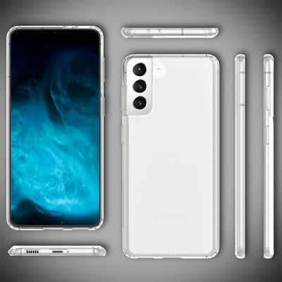 NALIA Transparente Hülle für Samsung Galaxy S22 Plus – Harte Rückseite & Silikon Rand – IGNITE (Stoßfeste Handyhülle & Verstärkte Ecken) – Marke aus Berlin Default Title NALIA Transparente Hülle