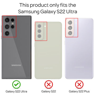 NALIA Transparente Glashülle für Samsung Galaxy S22 Ultra – Holografischer Prisma-Effekt (Regenbogen Schimmer) – 9H Hartglas & Anti-Gelb – AURORA – Marke aus Berlin Default Title NALIA Protective Hülle