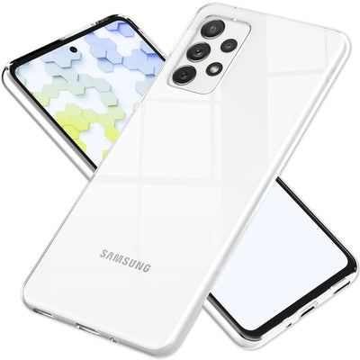 NALIA Transparente Silikonhülle für Samsung Galaxy A53 – Anti-Gelb & Rutschfest – GLAZE (Handyhülle Kristallklar, Schlank & Stoßfest) – Marke aus Berlin Default Title NALIA Transparente Hülle