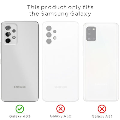 NALIA Neon Silikonhülle für Samsung Galaxy A33 – Soft-Touch & Signal-Neon – NEONSHOCK (Matte Schutzhülle) – Marke aus Berlin Orange NALIA Protective Hülle