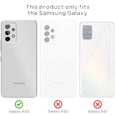 NALIA Neon Silikonhülle für Samsung Galaxy A53 – Soft-Touch & Signal-Neon – NEONSHOCK (Matte Schutzhülle) – Marke aus Berlin Orange NALIA Neon Hülle