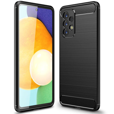 NALIA Silikonhülle für Samsung Galaxy A53 – Rutschfest & Matt – VORTEX (Gebürstete Optik & Carbon Design) – Marke aus Berlin Default Title NALIA Protective Hülle