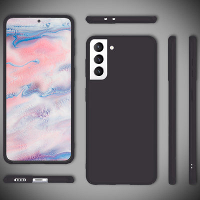 NALIA Ultra Slim Hardcase für Samsung Galaxy S22 – Anti-Fingerabdruck & 0.5mm Dünn – PUREFIT (Matt & Leicht) – Marke aus Berlin Schwarz NALIA SlimFit Hülle