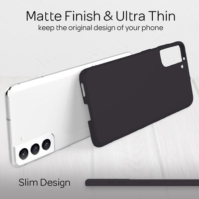NALIA Ultra Slim Hardcase für Samsung Galaxy S22 Plus – Anti-Fingerabdruck & 0.5mm Dünn – PUREFIT (Matt & Leicht) – Marke aus Berlin Schwarz NALIA SlimFit Hülle