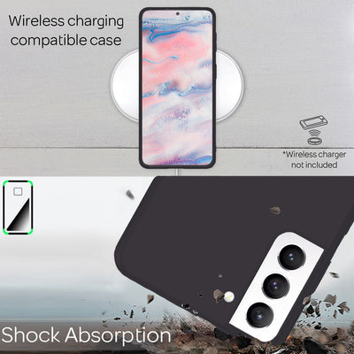 NALIA Ultra Slim Hardcase für Samsung Galaxy S22 Plus – Anti-Fingerabdruck & 0.5mm Dünn – PUREFIT (Matt & Leicht) – Marke aus Berlin Schwarz NALIA SlimFit Hülle