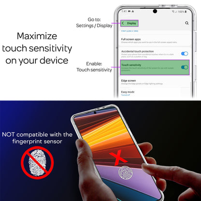 NALIA Klare 360° Schutzhülle für Samsung Galaxy S22, Komplettschutz Transparent Anti-Gelb Durchsichtig Robust, Hardcase & Silikon & Displayschutz Default Title NALIA Transparente Hülle