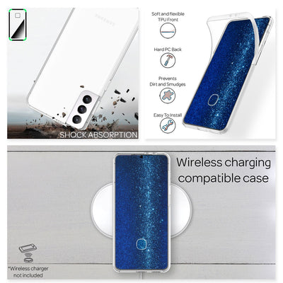 NALIA 360° Hülle für Samsung Galaxy S22 Plus – Vorne & Hinten Schutz – 360GUARD (Full-Body Case) – Marke aus Berlin Default Title NALIA Transparente Hülle