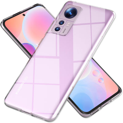 NALIA Transparente Silikonhülle für Xiaomi 12 / 12X – Anti-Gelb & Rutschfest – GLAZE (Handyhülle Kristallklar, Schlank & Stoßfest) – Marke aus Berlin Default Title NALIA Transparente Hülle
