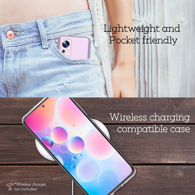 NALIA Transparente Silikonhülle für Xiaomi 12 / 12X – Anti-Gelb & Rutschfest – GLAZE (Handyhülle Kristallklar, Schlank & Stoßfest) – Marke aus Berlin Default Title NALIA Transparente Hülle