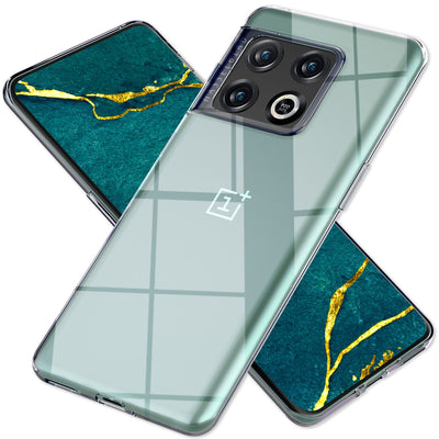 NALIA Transparente Silikonhülle für OnePlus 10 Pro – Anti-Gelb & Rutschfest – GLAZE (Handyhülle Kristallklar, Schlank & Stoßfest) – Marke aus Berlin Default Title NALIA Transparente Hülle