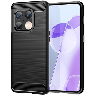 NALIA Silikonhülle für OnePlus 10 Pro – Rutschfest & Matt – VORTEX (Gebürstete Optik & Carbon Design) – Marke aus Berlin Default Title NALIA Protective Hülle