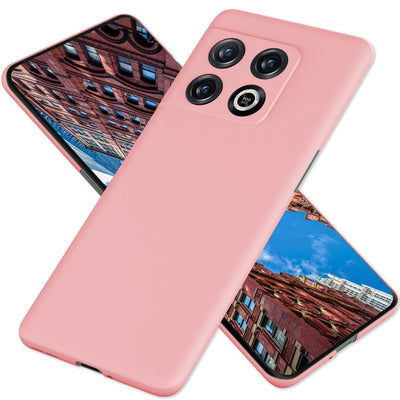 NALIA Ultra Slim Hardcase für OnePlus 10 Pro – Anti-Fingerabdruck & 0.5mm Dünn – PUREFIT (Matt & Leicht) – Marke aus Berlin Pink NALIA SlimFit Hülle