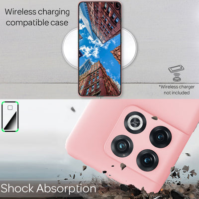 NALIA Ultra Slim Hardcase für OnePlus 10 Pro – Anti-Fingerabdruck & 0.5mm Dünn – PUREFIT (Matt & Leicht) – Marke aus Berlin Pink NALIA SlimFit Hülle