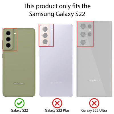 NALIA Ultra Slim Hardcase für Samsung Galaxy S22 – Matt & 0.3mm Dünn – PHANTOM (Hauchdünnes Cover & Kamera-Vollschutz) – Marke aus Berlin Weiß Transparent NALIA SlimFit Hülle