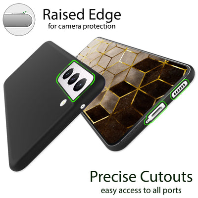 NALIA Ultra Slim Hardcase für Samsung Galaxy S22 – Matt & 0.3mm Dünn – PHANTOM (Hauchdünnes Cover & Kamera-Vollschutz) – Marke aus Berlin Schwarz NALIA SlimFit Hülle