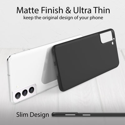 NALIA Ultra Slim Hardcase für Samsung Galaxy S22 Plus – Matt & 0.3mm Dünn – PHANTOM (Hauchdünnes Cover & Kamera-Vollschutz) – Marke aus Berlin Schwarz NALIA SlimFit Hülle