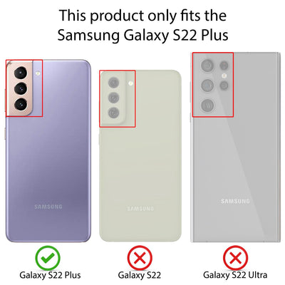 NALIA Ultra Slim Hardcase für Samsung Galaxy S22 Plus – Matt & 0.3mm Dünn – PHANTOM (Hauchdünnes Cover & Kamera-Vollschutz) – Marke aus Berlin Schwarz NALIA SlimFit Hülle