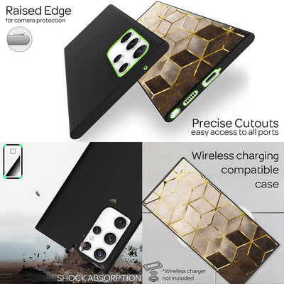 NALIA Ultra Slim Hardcase für Samsung Galaxy S22 Ultra – Matt & 0.3mm Dünn – PHANTOM (Hauchdünnes Cover & Kamera-Vollschutz) – Marke aus Berlin Schwarz NALIA SlimFit Hülle