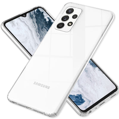 NALIA Transparente Hülle für Samsung Galaxy A13 4G – Harte Rückseite & Silikon Rand – IGNITE (Stoßfeste Handyhülle & Verstärkte Ecken) – Marke aus Berlin Default Title NALIA Transparente Hülle