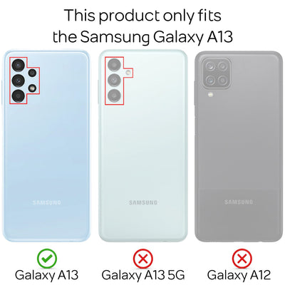 NALIA Transparente Hülle für Samsung Galaxy A13 4G – Harte Rückseite & Silikon Rand – IGNITE (Stoßfeste Handyhülle & Verstärkte Ecken) – Marke aus Berlin Default Title NALIA Transparente Hülle