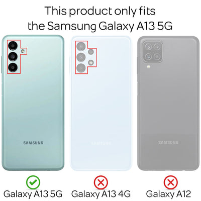NALIA Transparente Hülle für Samsung Galaxy A13 5G – Harte Rückseite & Silikon Rand – IGNITE (Stoßfeste Handyhülle & Verstärkte Ecken) – Marke aus Berlin Default Title NALIA Protective Hülle