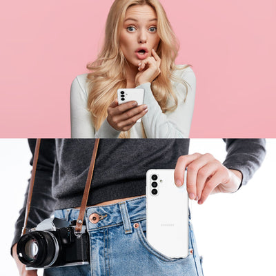 NALIA Transparente Hülle für Samsung Galaxy A13 5G – Harte Rückseite & Silikon Rand – IGNITE (Stoßfeste Handyhülle & Verstärkte Ecken) – Marke aus Berlin Default Title NALIA Protective Hülle