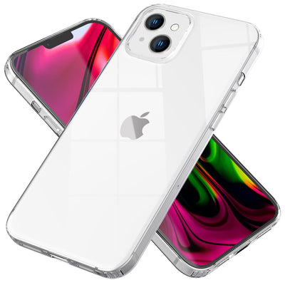 NALIA Transparente Hülle für iPhone 14 Plus – Harte Rückseite & Silikon Rand – IGNITE (Stoßfeste Handyhülle & Verstärkte Ecken) – Marke aus Berlin Default Title NALIA Transparente Hülle