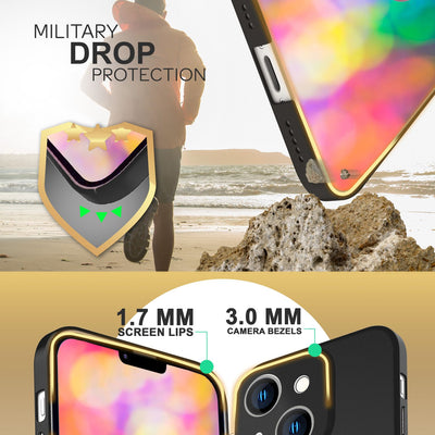 NALIA Ultra Slim Hardcase für iPhone 14 Plus – Anti-Fingerabdruck & 0.5mm Dünn – PUREFIT (Matt & Leicht) – Marke aus Berlin Schwarz NALIA SlimFit Hülle