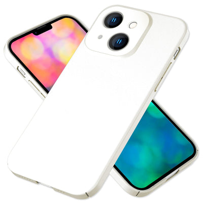 NALIA Ultra Slim Hardcase für iPhone 14 Plus – Anti-Fingerabdruck & 0.5mm Dünn – PUREFIT (Matt & Leicht) – Marke aus Berlin Weiß NALIA SlimFit Hülle