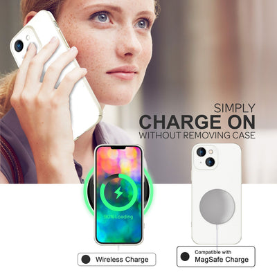 NALIA Ultra Slim Hardcase für iPhone 14 Plus – Anti-Fingerabdruck & 0.5mm Dünn – PUREFIT (Matt & Leicht) – Marke aus Berlin Weiß NALIA SlimFit Hülle