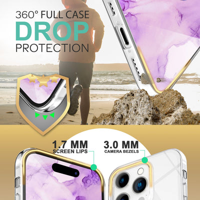 NALIA 360° Hülle für iPhone 14 Pro Max – Vorne & Hinten Schutz – 360GUARD (Full-Body Case) – Marke aus Berlin Default Title NALIA Transparente Hülle