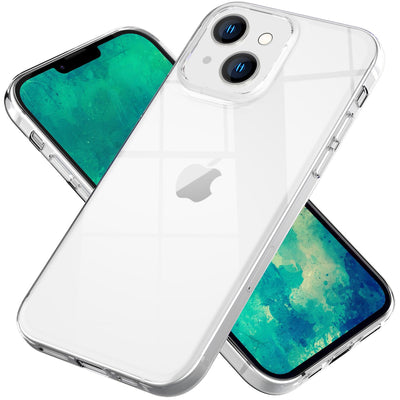 NALIA Transparente Silikonhülle für iPhone 14 – Anti-Gelb & Rutschfest – GLAZE (Handyhülle Kristallklar, Schlank & Stoßfest) – Marke aus Berlin Default Title NALIA Transparente Hülle