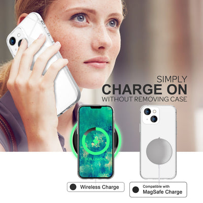 NALIA Transparente Silikonhülle für iPhone 14 Plus – Anti-Gelb & Rutschfest – GLAZE (Handyhülle Kristallklar, Schlank & Stoßfest) – Marke aus Berlin Default Title NALIA Transparente Hülle
