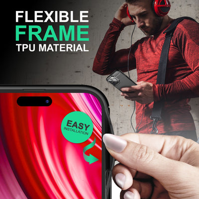 NALIA Silikonhülle für iPhone 14 Pro – Rutschfest & Matt – VORTEX (Gebürstete Optik & Carbon Design) – Marke aus Berlin Default Title NALIA Protective Hülle