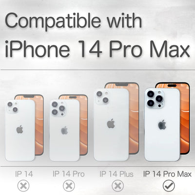 NALIA Echtlederhülle für iPhone 14 Pro Max – RFID Wallet & Magnet-Verschluss – LEVANTO (Handgefertigte Klapphülle) – Marke aus Berlin Schwarz NALIA Protective Hülle